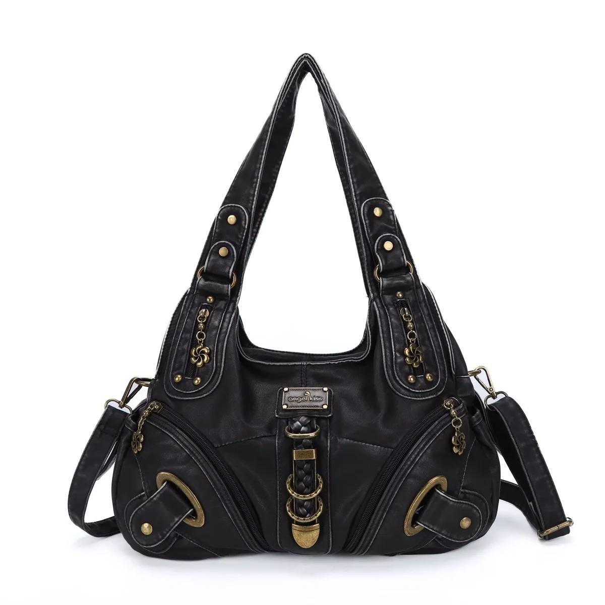 Sac à main Angel Kiss pour femme, sac à bandoulière tendance, grand sac fourre-tout, sac de shopping