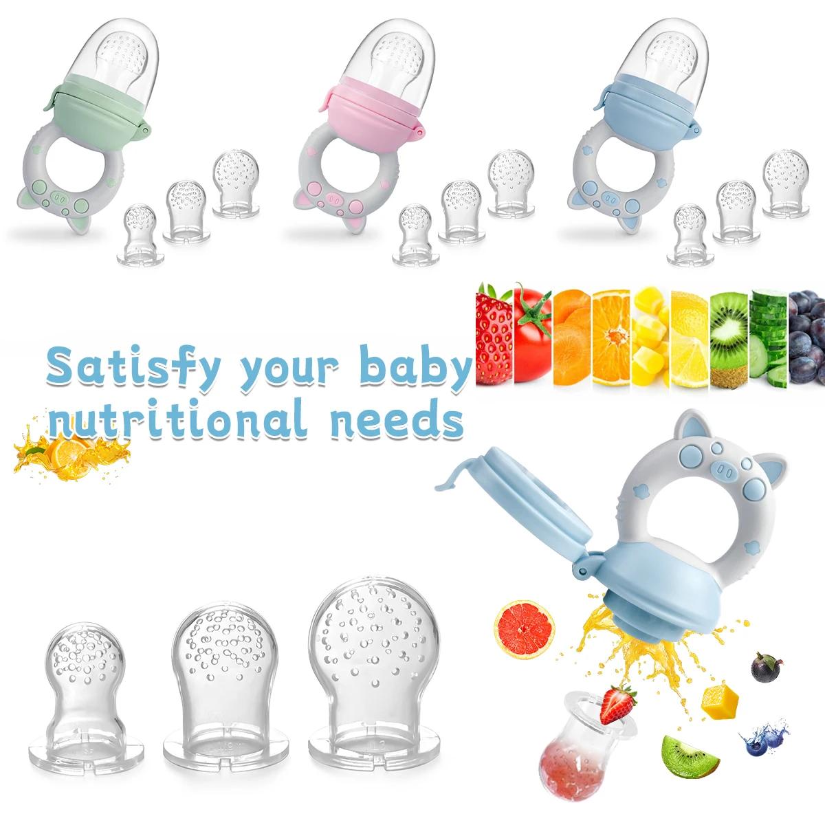 TYRY.HU-Mangeoire à fruits et légumes en silicone, pour nourrissons et tout-petits de 6 à 36 mois, s