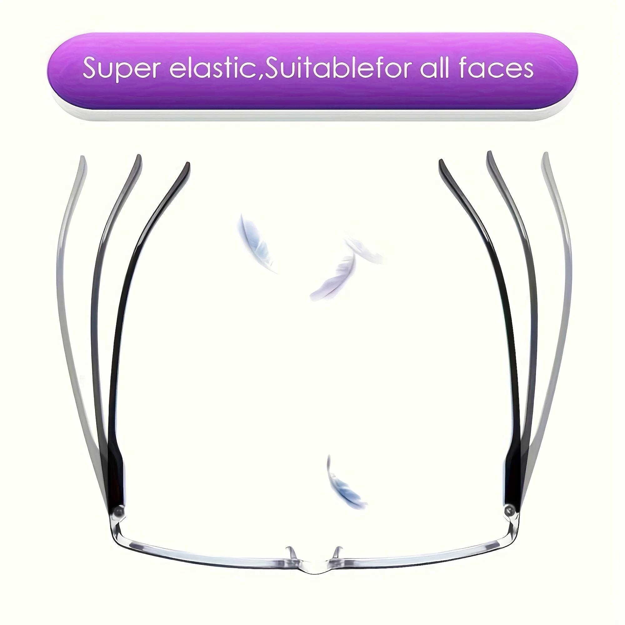 Lunettes de lecture à la mode, Design classique avec matériau PC, unisexe, expérience de lecture con