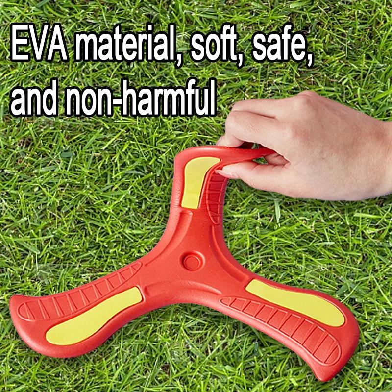 Boomerang – jouet d'extérieur croisé à trois feuilles pour enfants, disque volant, jouet de sport in