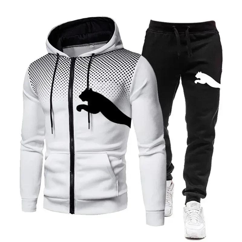 Ensemble à capuche automne/hiver pour hommes, vêtements de créateur à la mode automne/hiver, ensembl