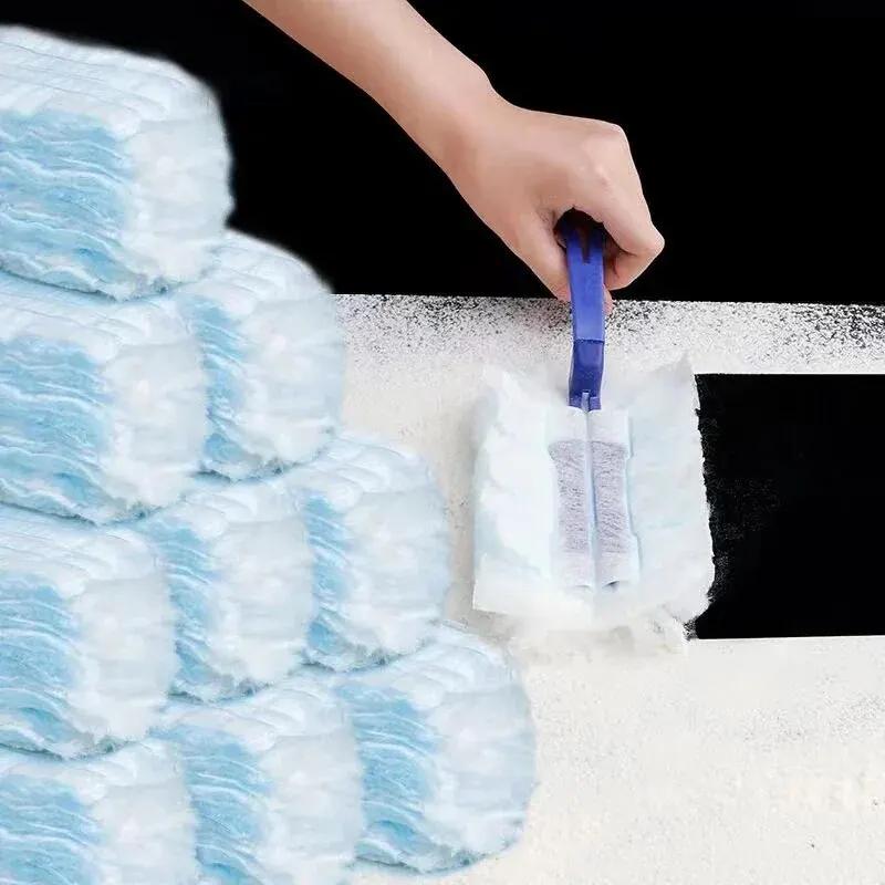 Collecteur de poussière électrostatique pour le nettoyage de table en tissu de fibres jetable domest
