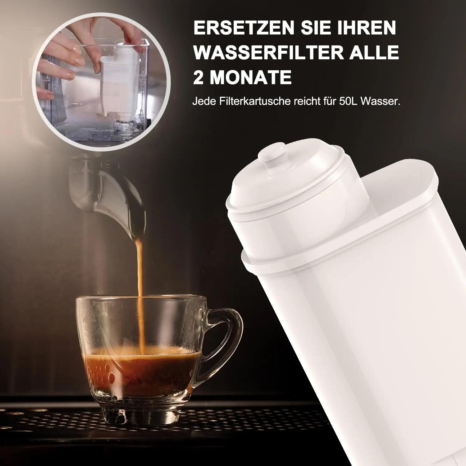 Cartouche de Filtre à Eau de Remplacement pour Machine à Café, 4/6 Pièces, pour Siemens EQ6 EQ9 TCZ7