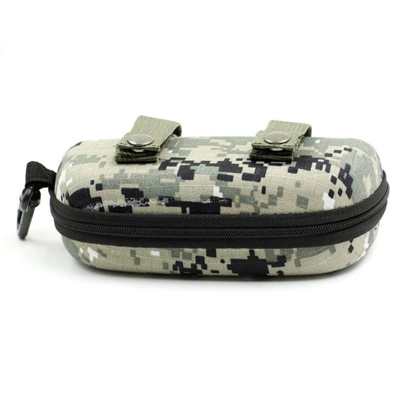 Étui à lunettes de Camouflage, boîte à fermeture éclair pour Sports de plein air, étui épais Anti-st