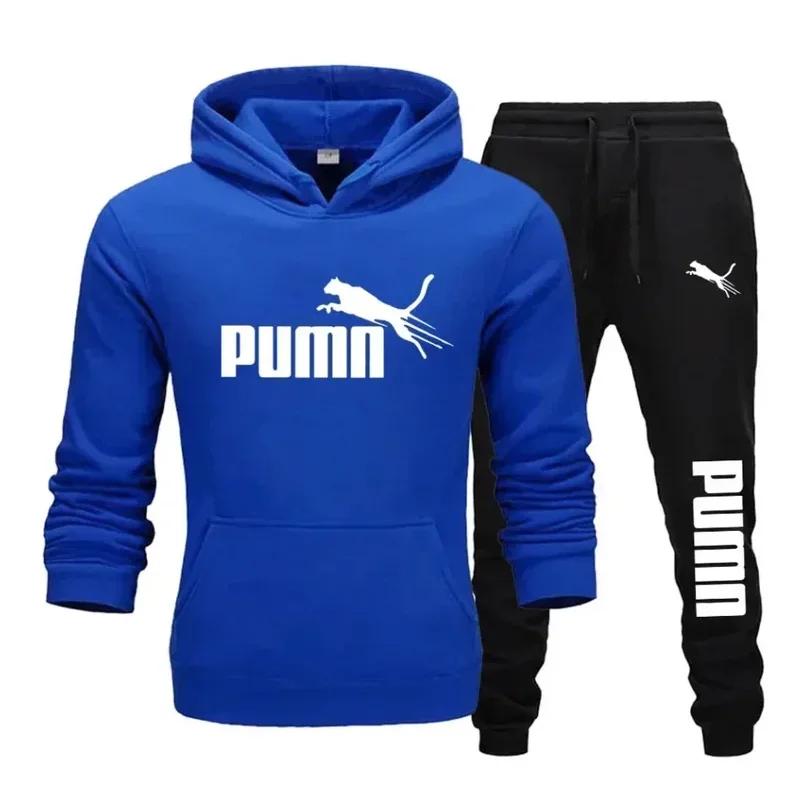 Nouveaux ensembles de vêtements de sport décontractés pour hommes, sweat-shirts à capuche et pantalo