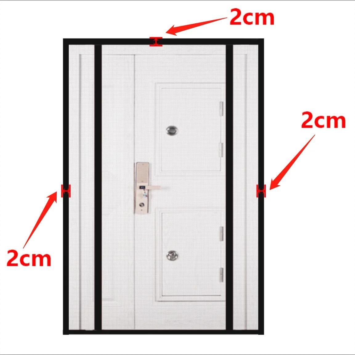 Moustiquaire magnétique pour porte, moustiquaire anti-mouches, ouverture latérale 2, fermeture autom