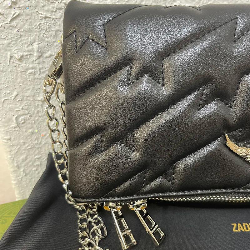 Sacs à bandoulière pour femmes, sac à bandoulière de créateur avec décoration en forme d'aile