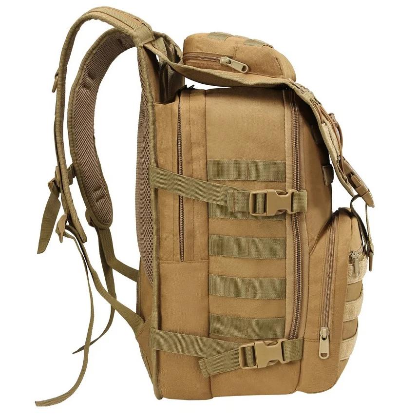 Sacs à dos tactiques de grande capacité 35l pour hommes, sac d'ordinateur de survie, randonnée en pl