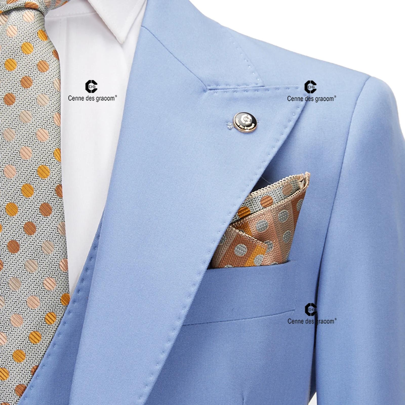 CENNE DES GRAwing M-Costume Classique Formel à 2 lèvent pour Homme, Ensemble Blazer et Pantalon en G