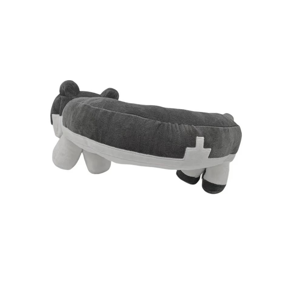 Poupée chat en peluche grise en forme de U, cadeau pour enfants