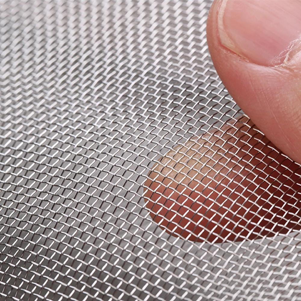 Maille métallique tissée en acier inoxydable 304, trou de 30 mailles de 0.07mm, adaptée aux cages de
