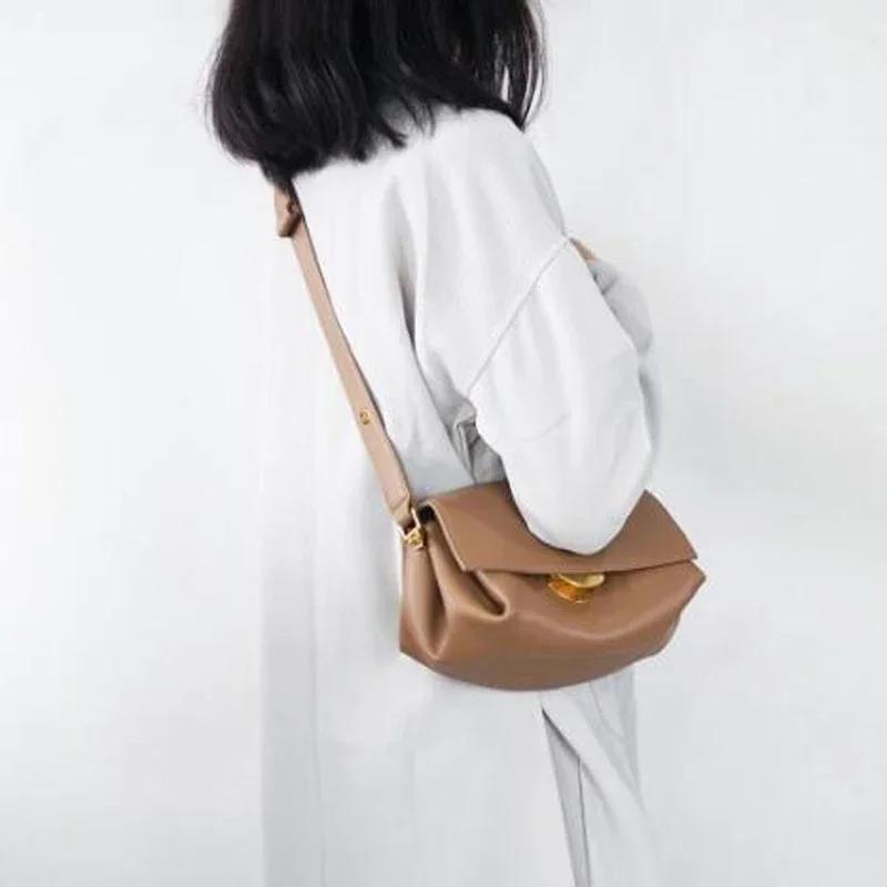 Sac à bandoulière en cuir pour femmes, sacs à bandoulière, plusieurs poches, sac à main à sangle rég