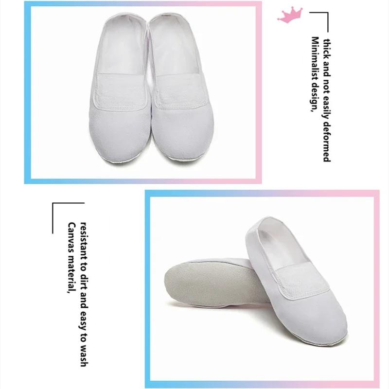 TOVN tout en cuir semelle noir blanc plat Yoga professeur Fitness gymnastique Ballet danse chaussure