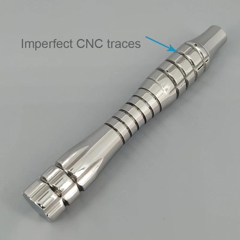 Poignée de rasoir de sécurité en acier inoxydable Dscosmetic Spiral 316 pour rasoir de sécurité