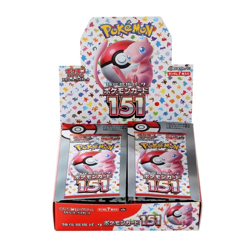 140 pièces/boîte Anime Pokemon japon Version TCG Sv11W blanc Flare classiques Expansion Booster boît