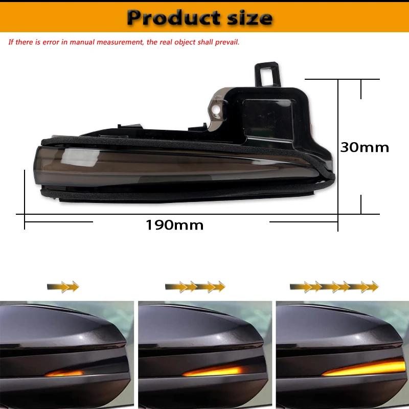 Ensemble de clignotants de rétroviseur latéral à LED, clignotant séquentiel dynamique, flux, Toyota 