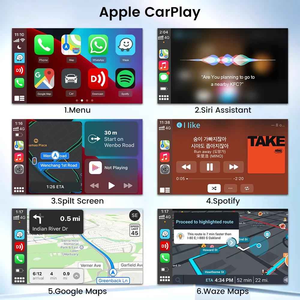 Carlinkit CCPA sans fil Android Auto adaptateur CarPlay sans fil miroir d'écran pour modifier le sys