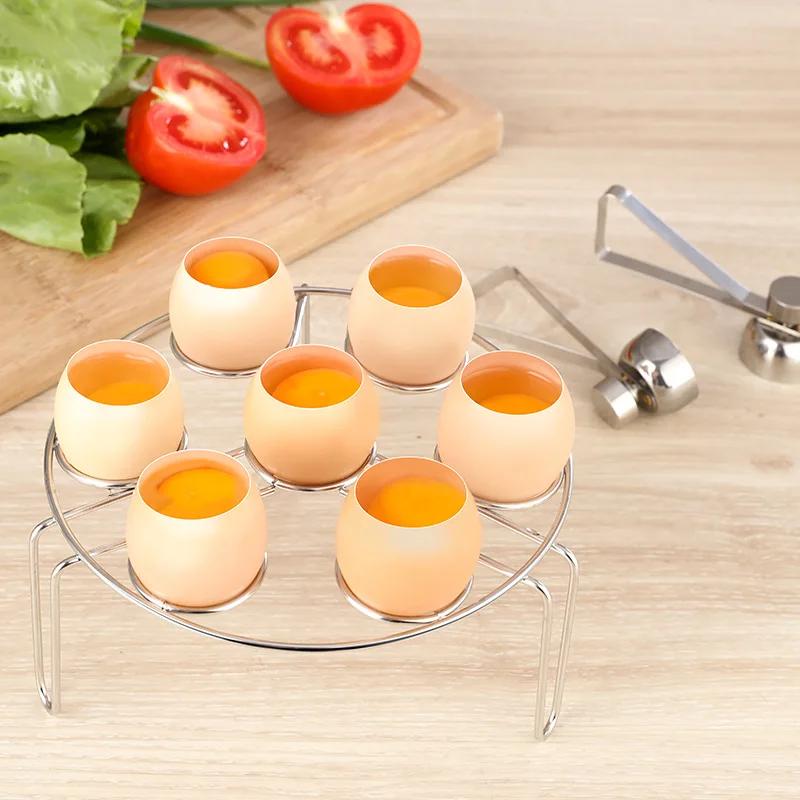 Coupe-œufs en acier inoxydable, ciseaux à œufs en métal, ouvre-bâtiment brut, outil de cuisine créat