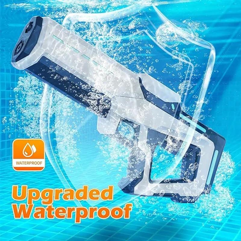Pistolets à eau électriques pour adultes, aspiration automatique, blasters, injuste, Squ343, jouet d