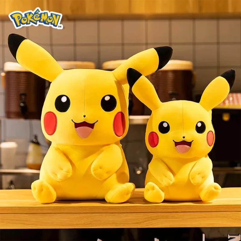 Pokemon Kawaii Pikachu mignon jouets en peluche de haute qualité Anime jeter oreiller anniversaire c