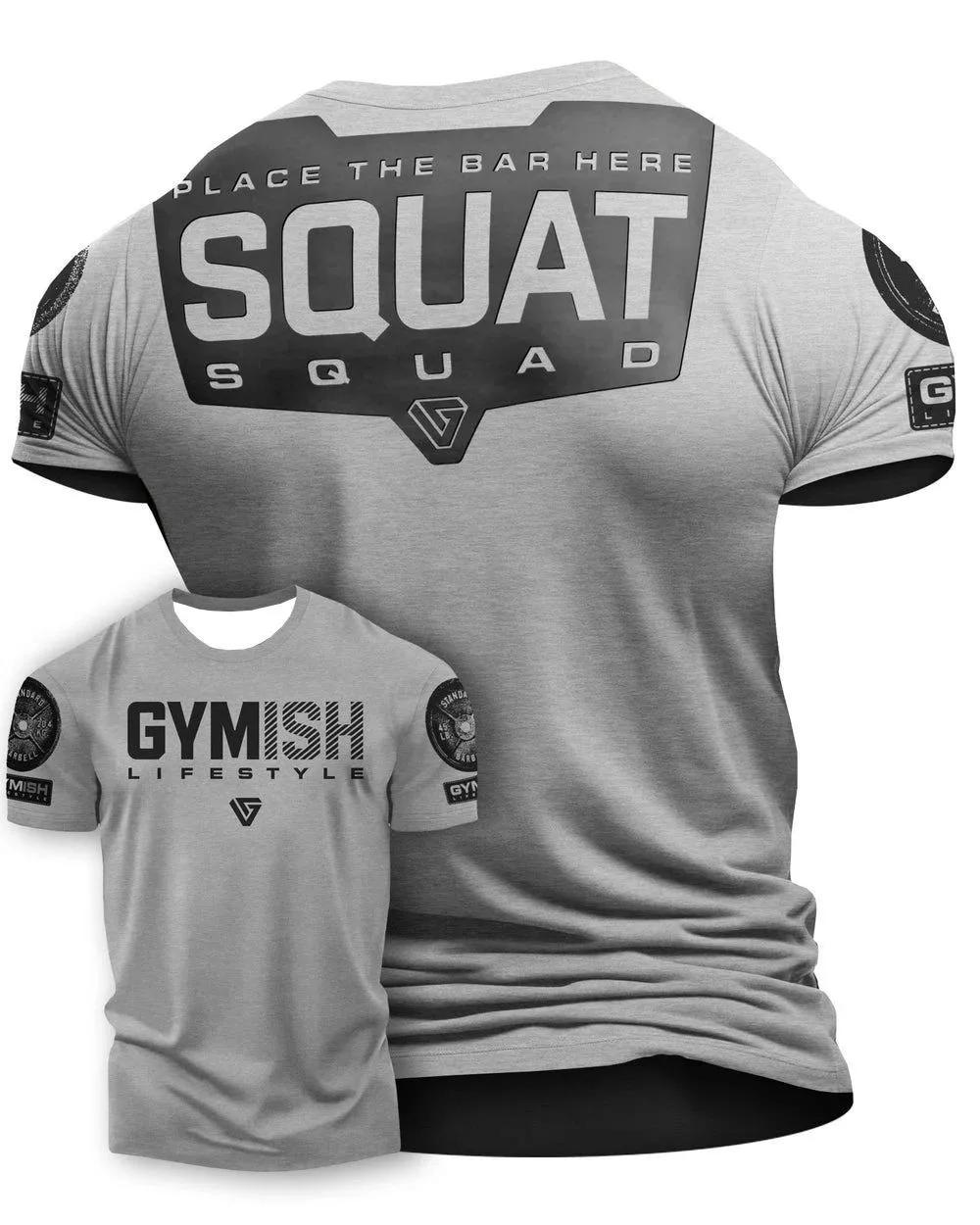 Vente chaude d'été hommes gym formation lettre imprimé polyester micro élastique respirant col rond 