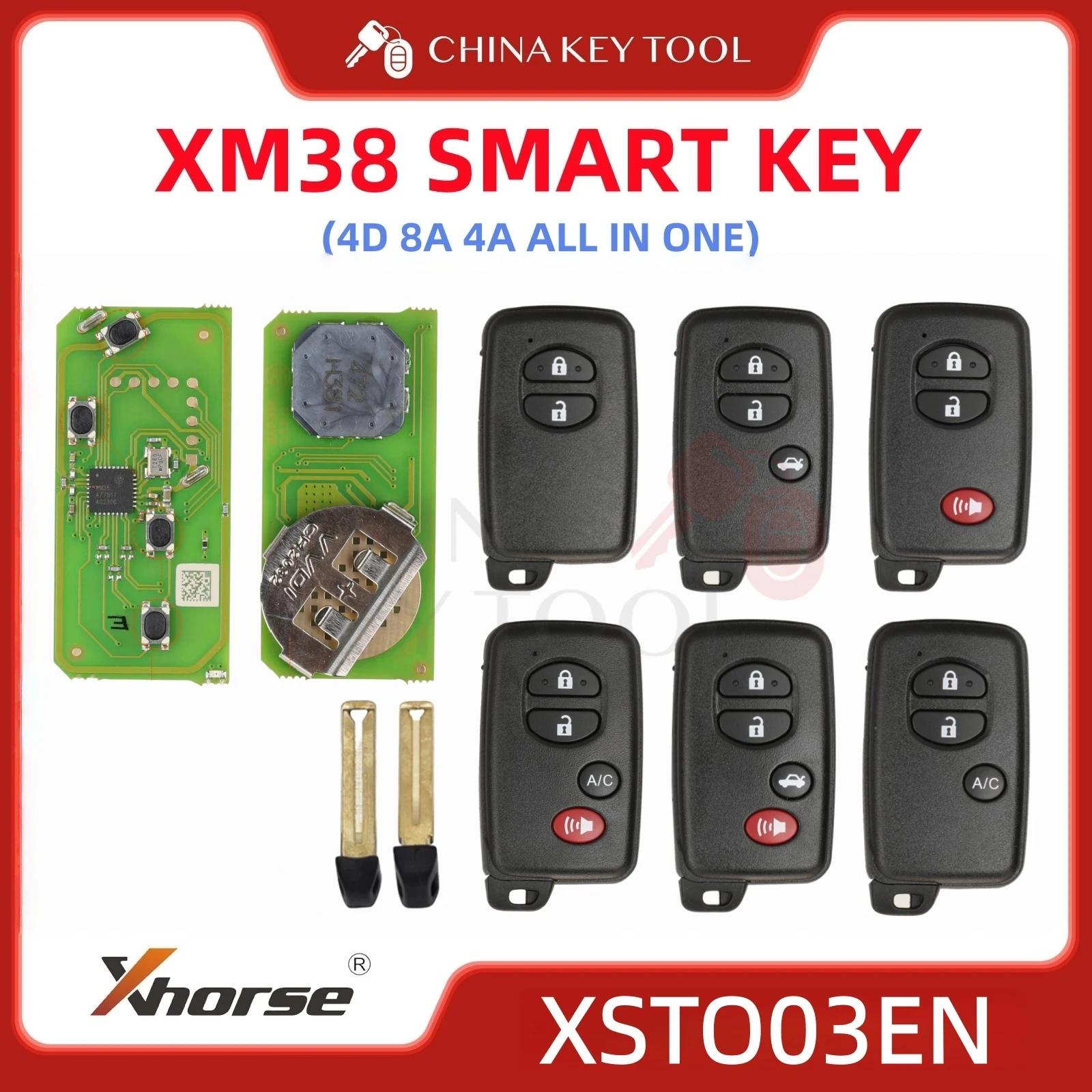 Xhorse XM38 clé intelligente télécommande 4D 8A 4A tout en un pour Toyota Lexus: XSTO03EN Version mo