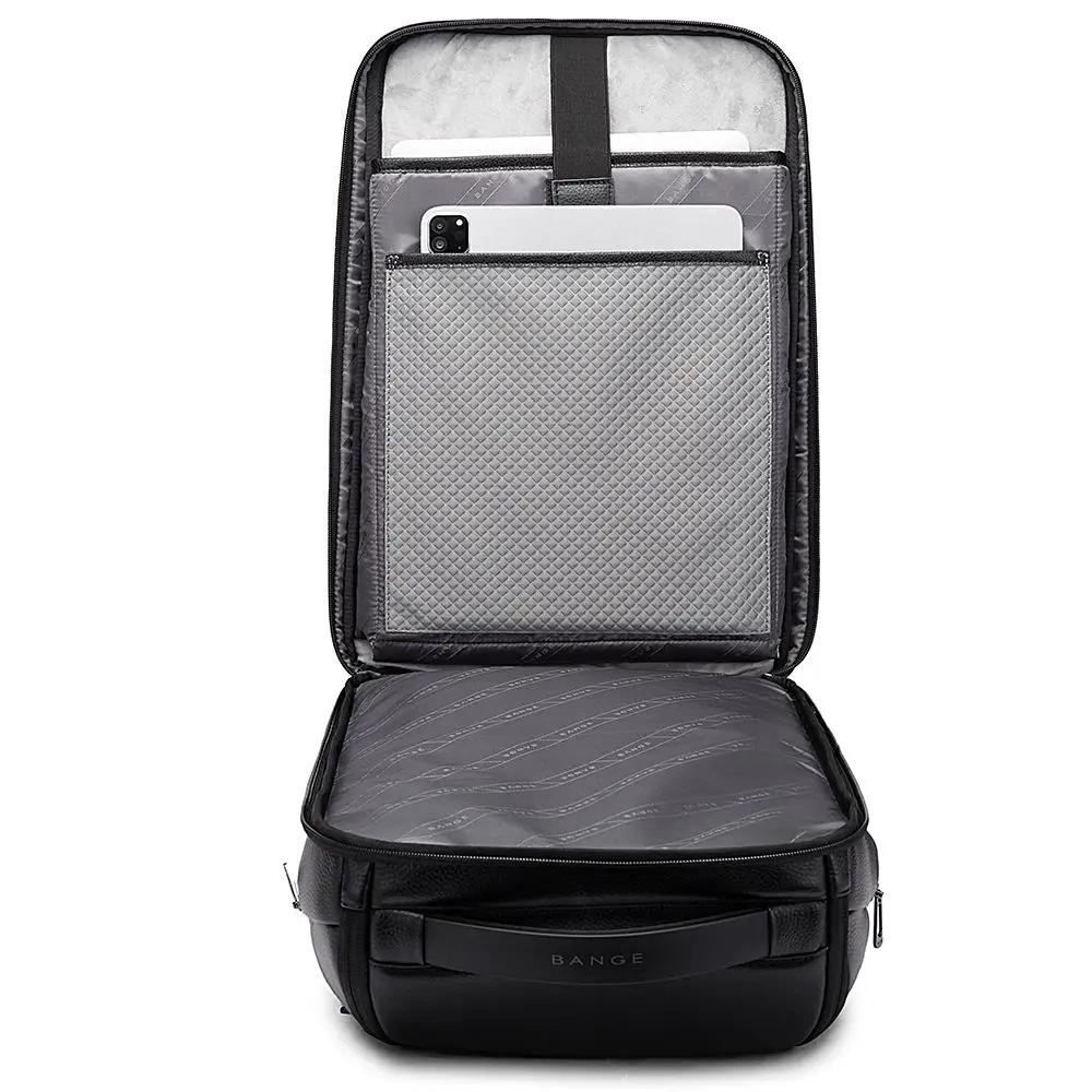 BANGE Anti-vol étanche sac à dos pour ordinateur portable 17 sac d'ordinateur voyage affaires randon