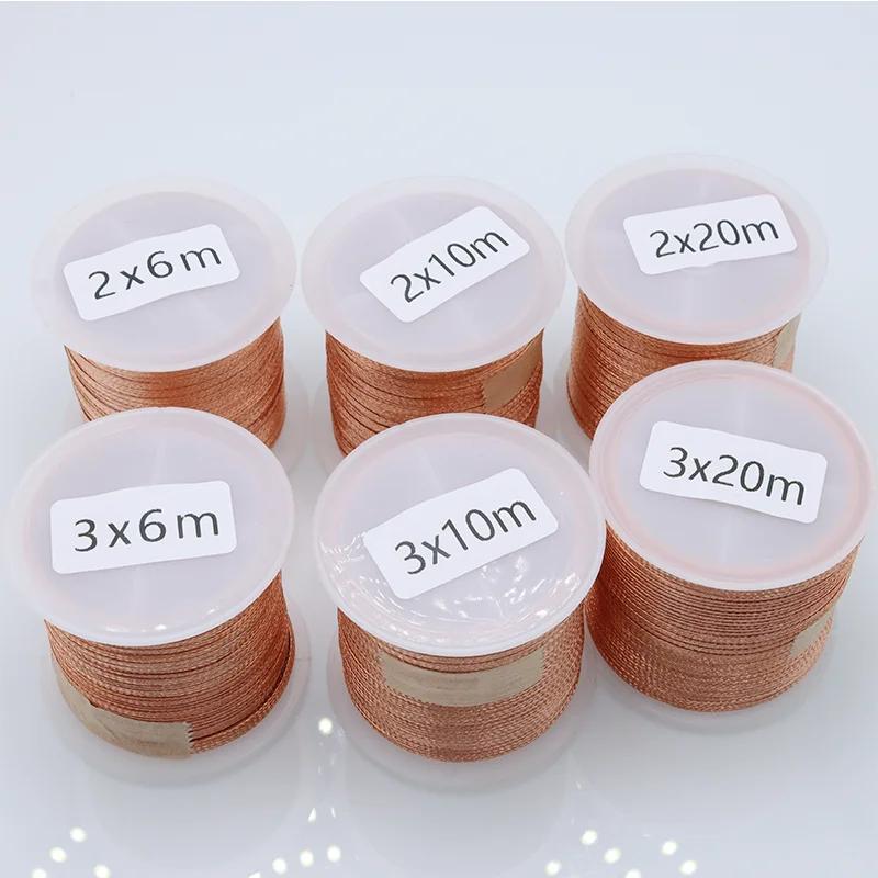 Mèche de cuivre fil à souder 6/8/10/15/20M RoHS soudure supprimer mèche de soudage électrique PCB té