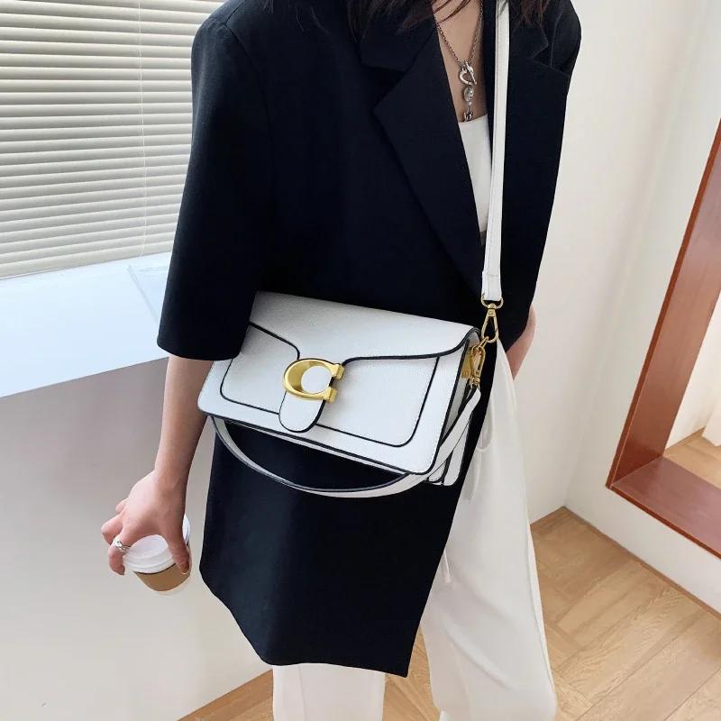 Sac à bandoulière pour femme en cuir PU avec fermeture éclair, style bandoulière, pour usage quotidi