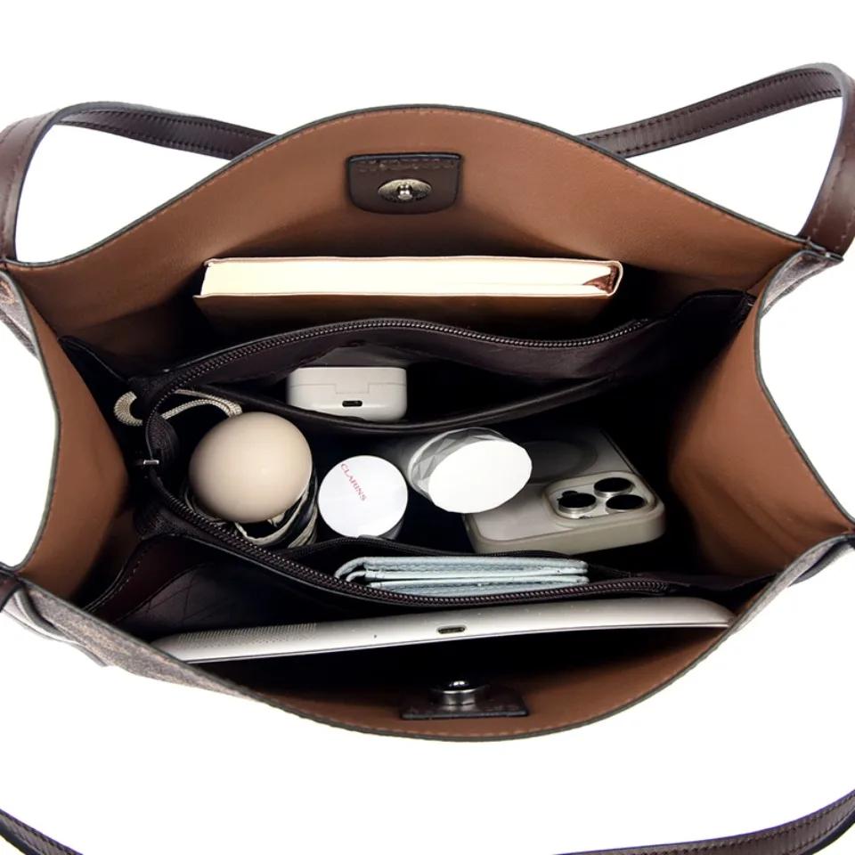 Véritable marque de haute qualité en cuir fourre-tout décontracté sacs à Main de luxe femmes sacs co