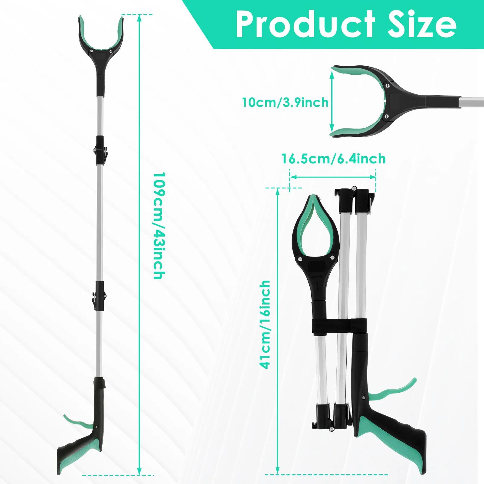 Extension de pince pliable, outils manuels, lanceurs de litière, sélecteur de déchets portables et p