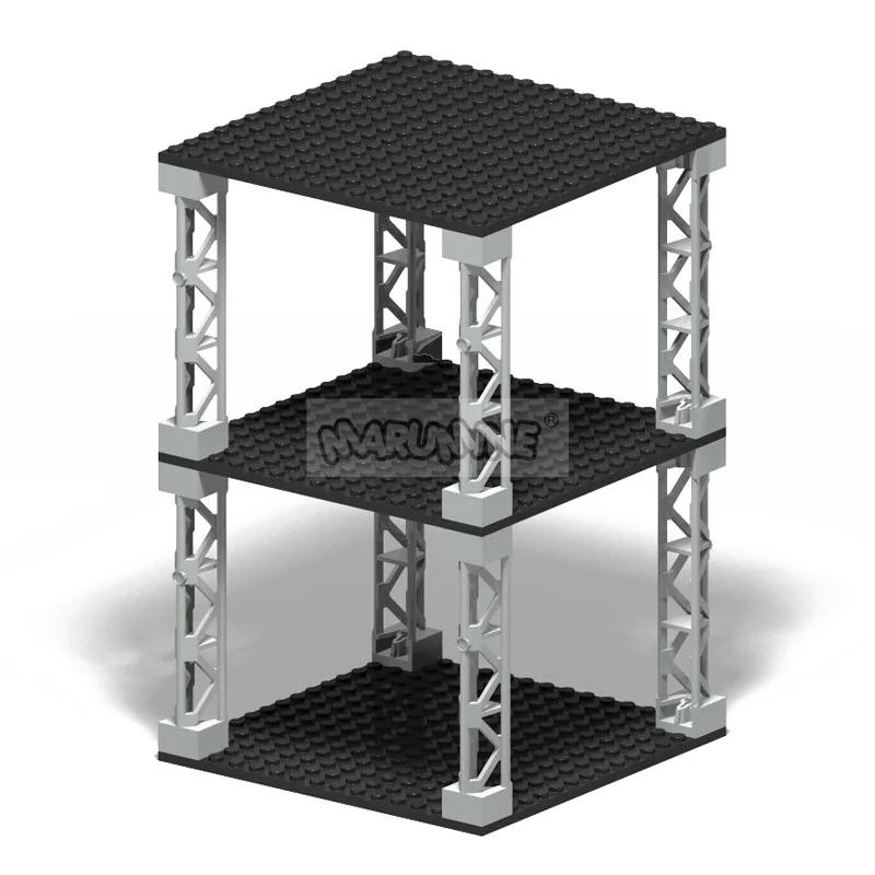 Marumine – blocs de Construction, plaque de Base Double face 16x16 91405, pièces à assembler, brique