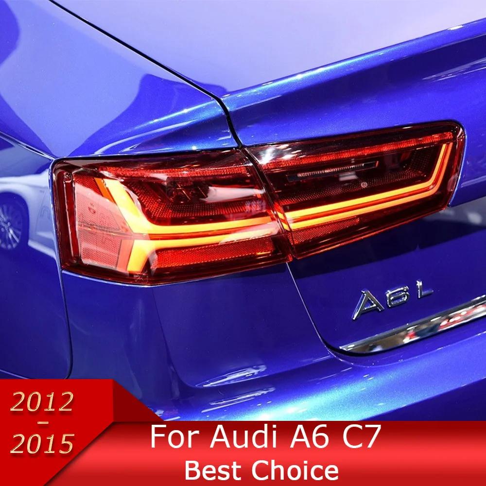 Feux de voiture pour horizon 2012-2015, A6L, Dock C7, Assemblage de feu arrière automatique à LED, M