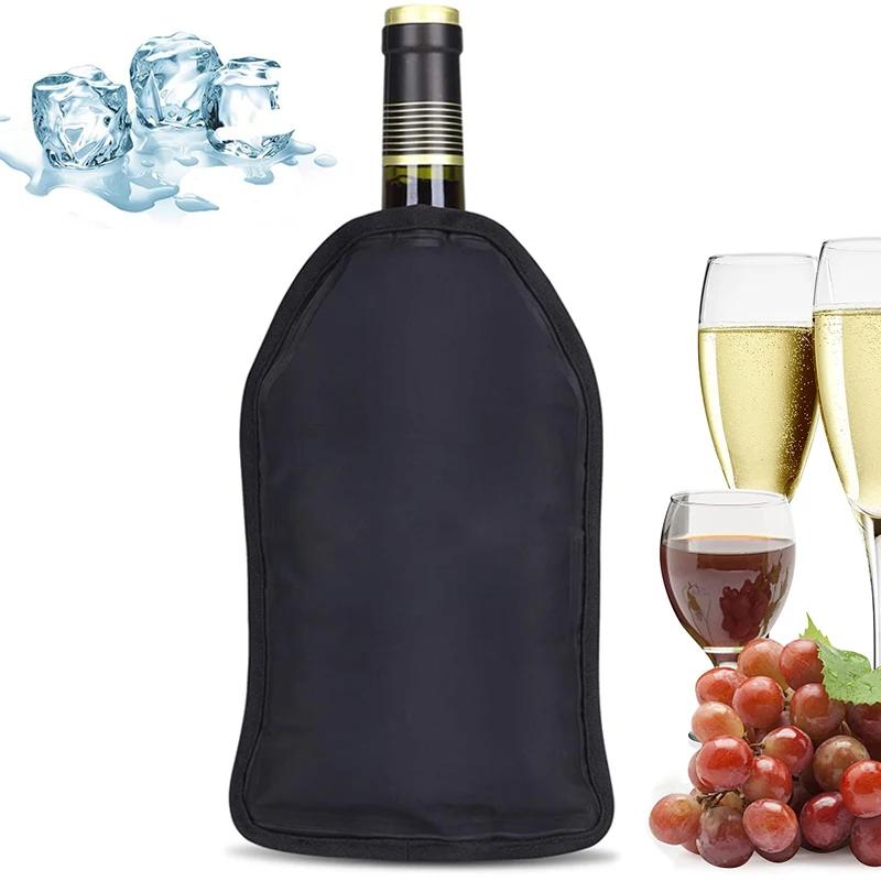Support de refroidissement du vin, sac de glace, gelée, pique-nique, boisson, manchon de refroidisse