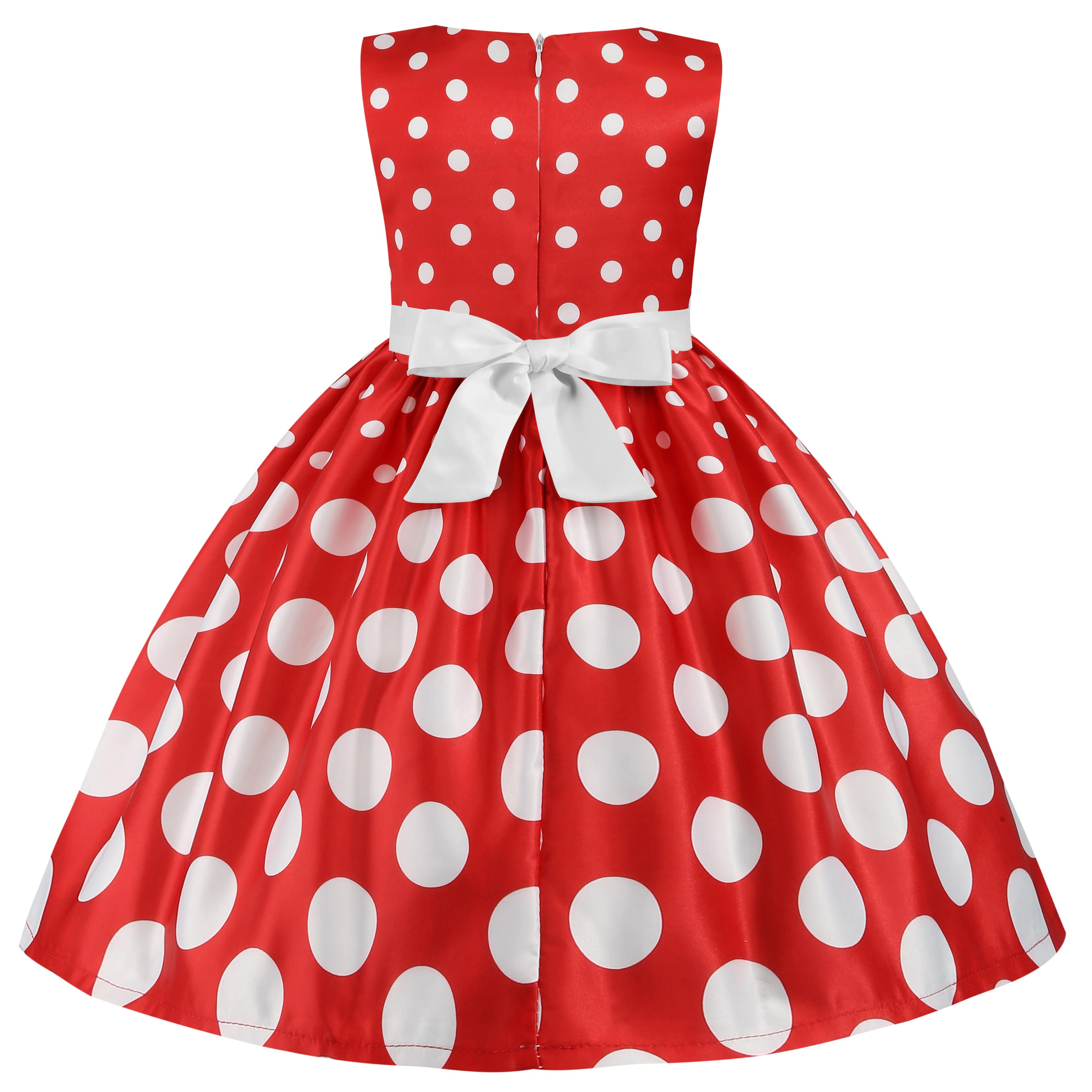 Nouvelle Robe pour Filles 2026 – Robe sans Manches en Tulle avec Pompons, Robe de Princesse en Dente