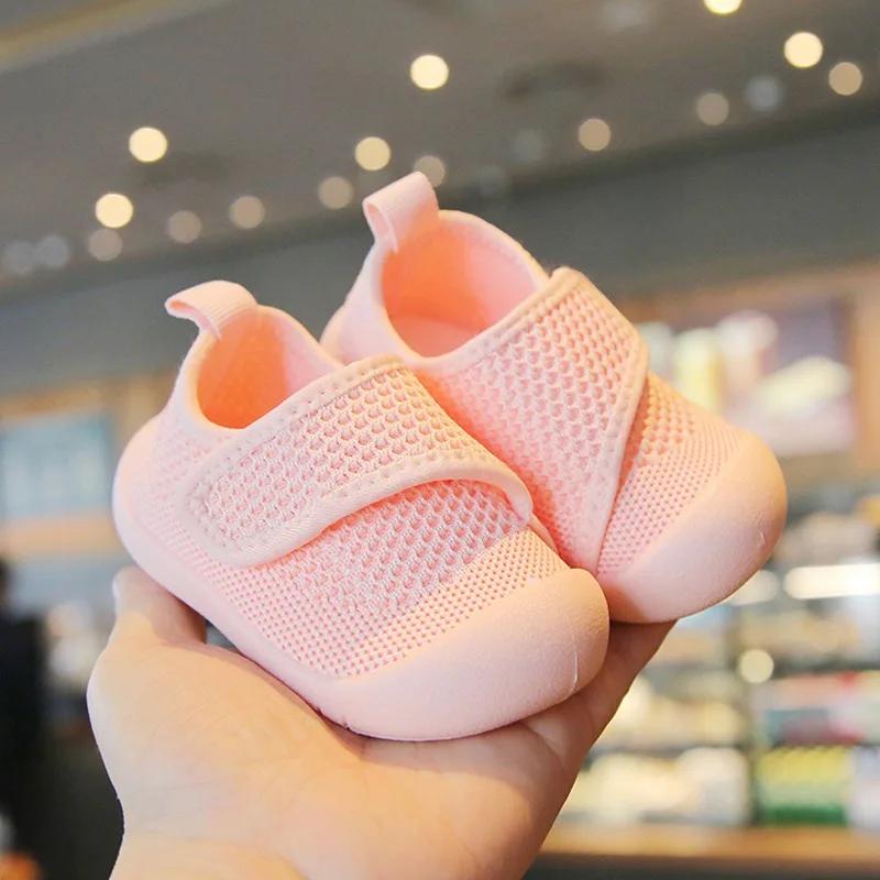 Chaussures de marche pour bébés garçons et filles, chaussures décontractées pour enfants, en maille,