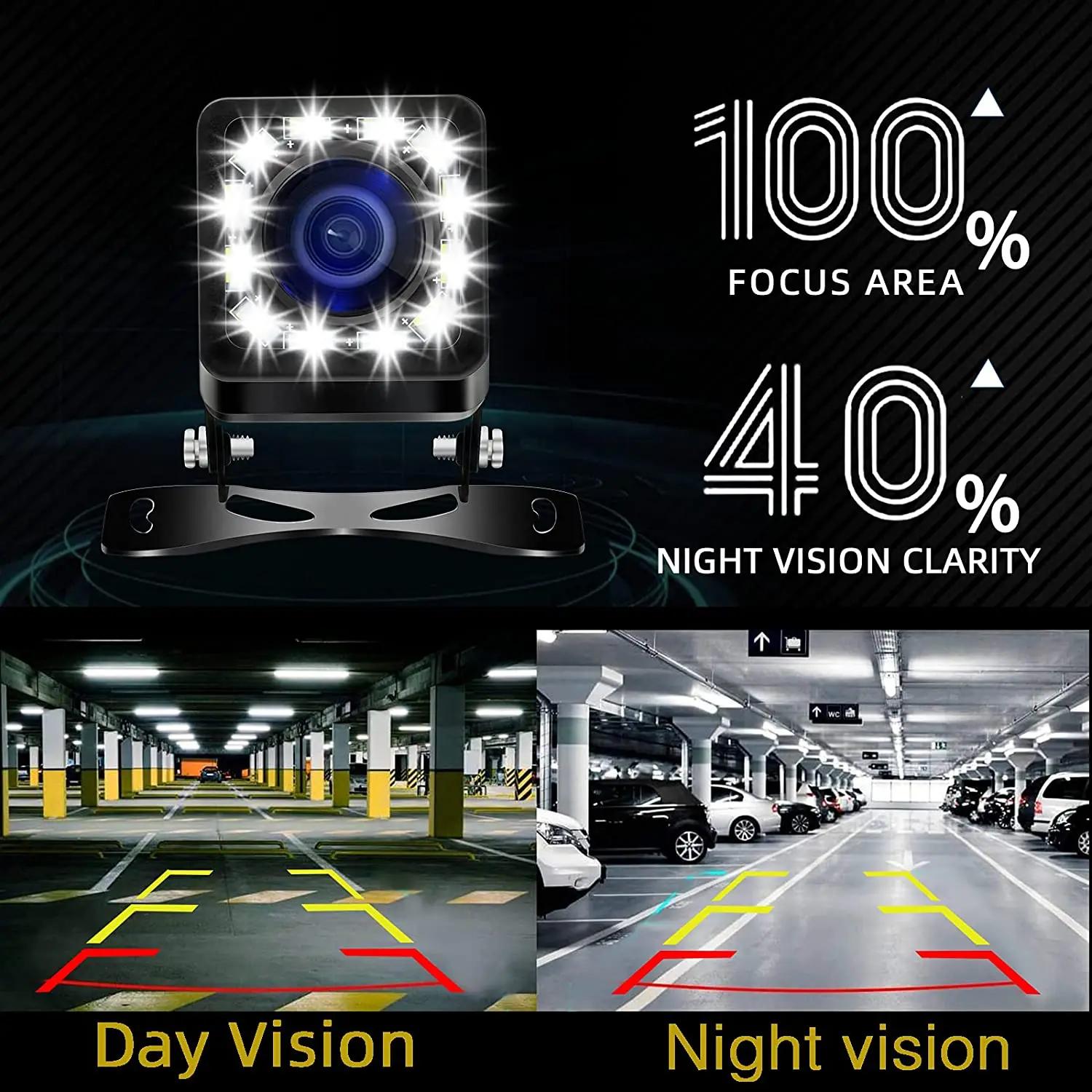 GRANDnavi caméra de recul de voiture HD CVBS480P lien de stationnement caméra de recul étanche Versi