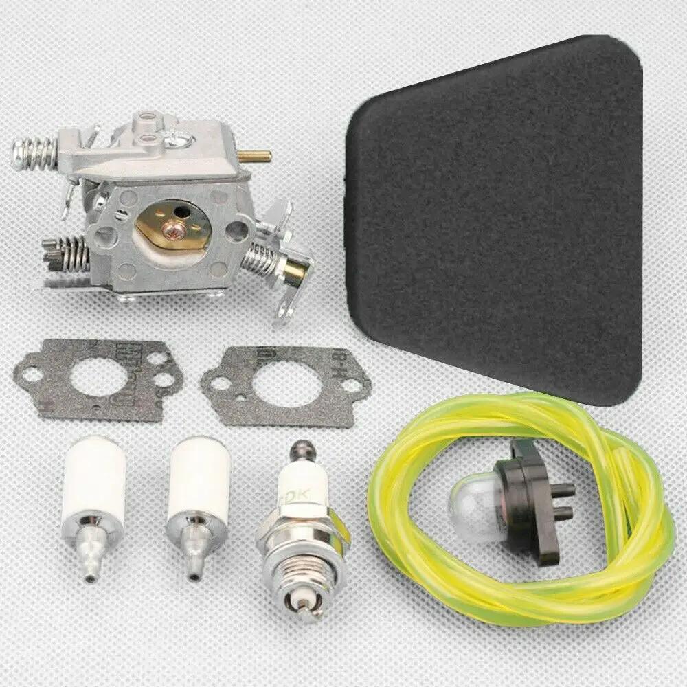 Kit de carburateur de tronçonneuse pour Partner 351 352 370 371 Poulan 2050 2055 2115 2150 2175 McCu