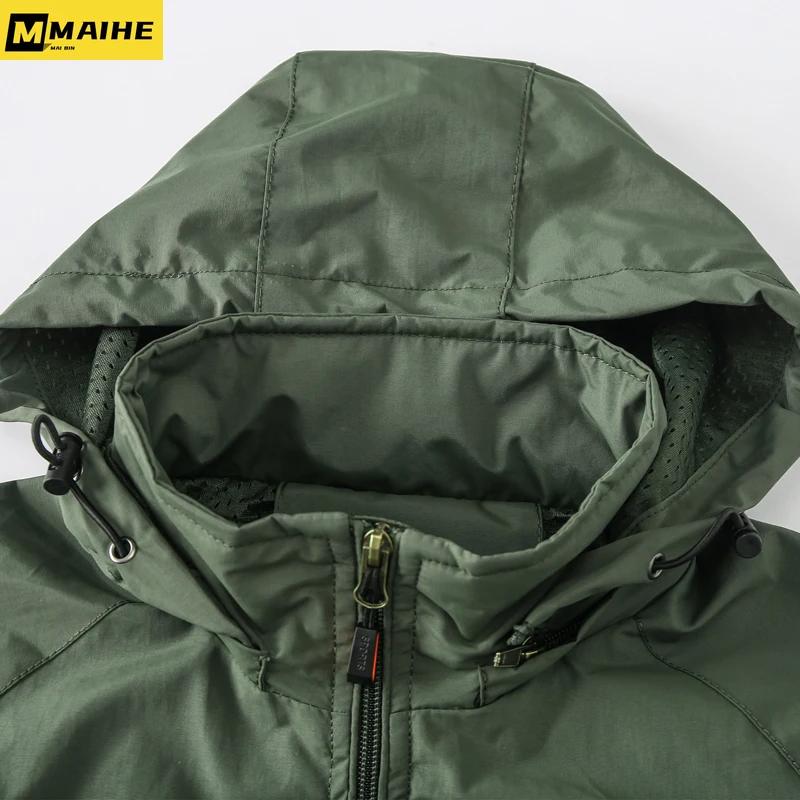 Camping randonnée veste hommes printemps automne Sports de plein air manteaux respirants escalade Tr