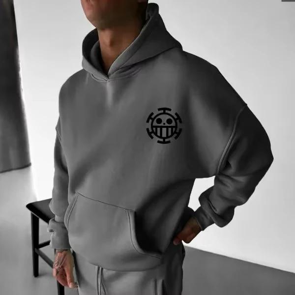 Sweat-shirt à capuche pour homme One Piece Zoro Anime, printemps automne, coton, streetwear, décontr