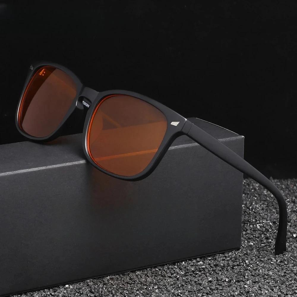 Lunettes anti-lumière bleue classiques carrées pour hommes et femmes, tendance, adaptées à un usage 
