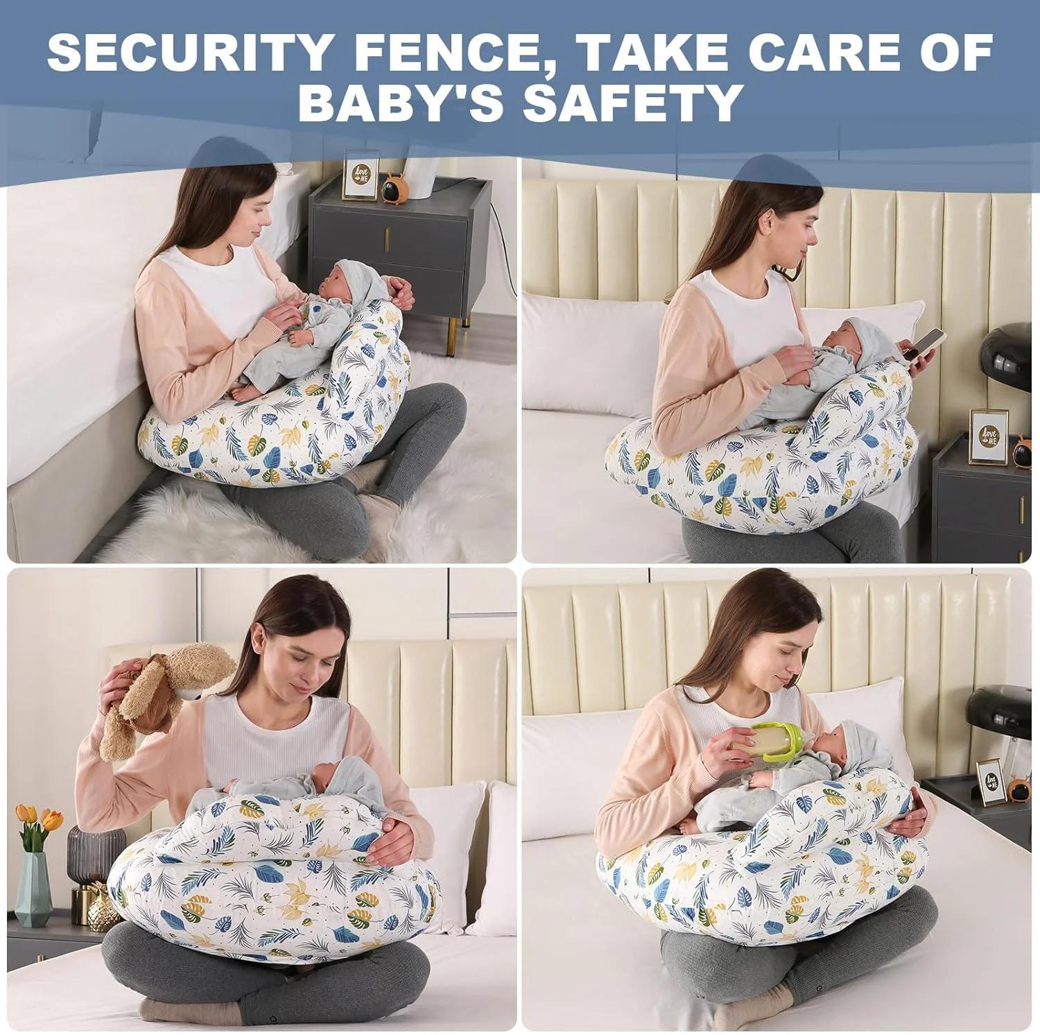 Oreiller d'allaitement pour bébé, oreiller d'allaitement en forme de U, oreiller de grossesse ergono