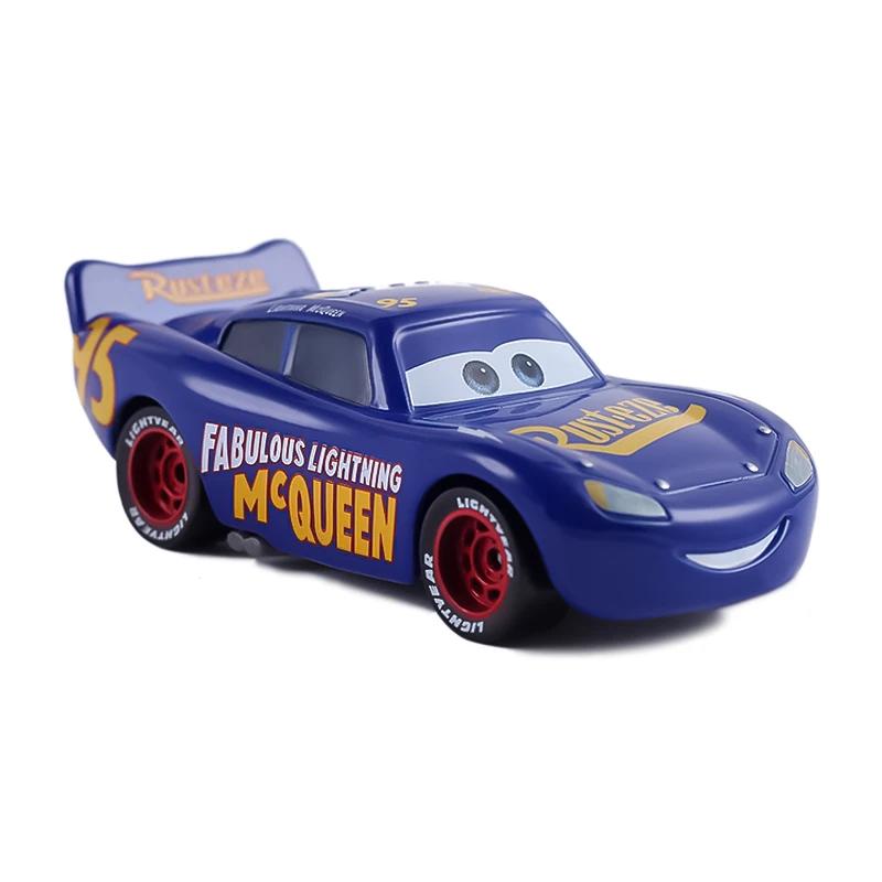 Disney Cars Pixar Cars 95-3ème génération bleu métal moulé sous pression jouet voiture 1:55 Lightnin