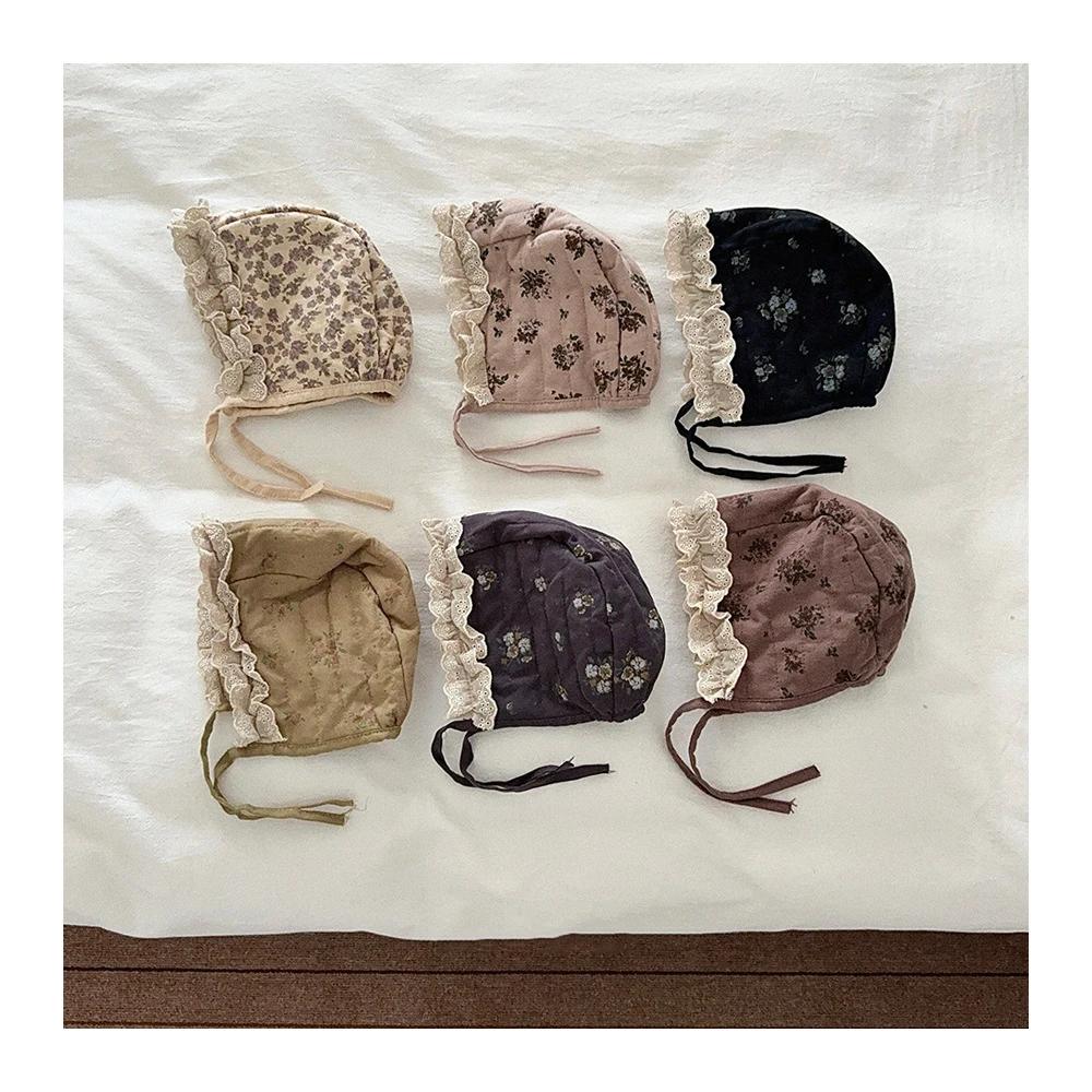 Chapeau d'hiver enfants MILANCEL mignon floral dentelle - Protection oreilles 8 couleurs filles - Casquette palais