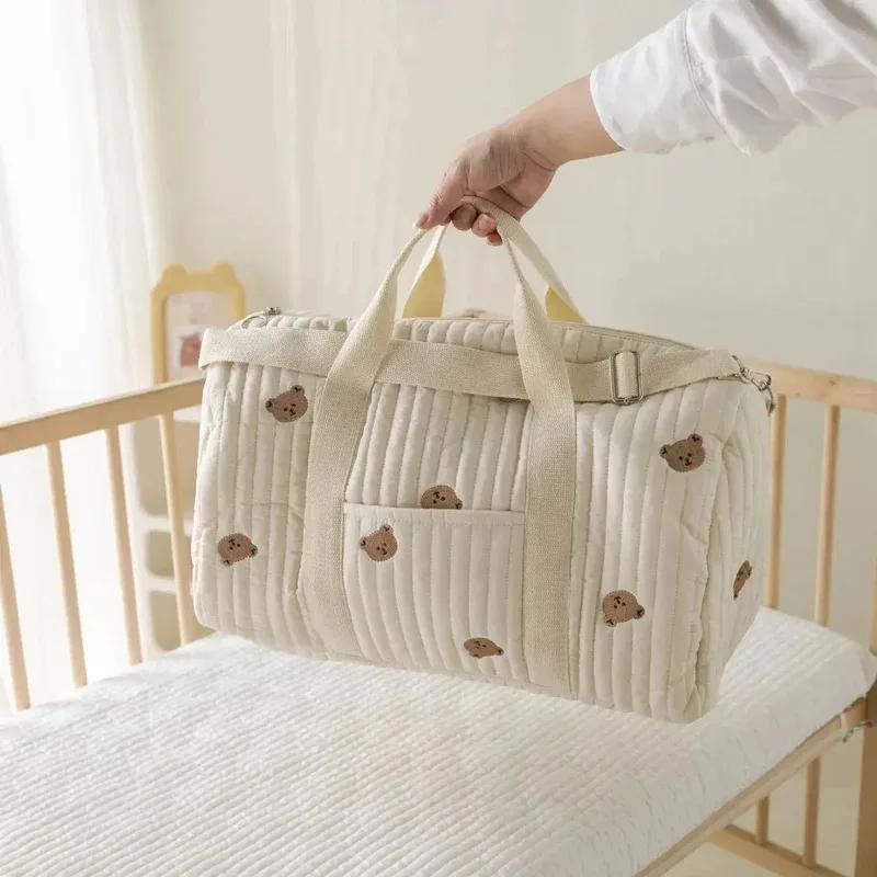 Sac maman grande capacité – Sac à couches multifonctionnel et fourre-tout de voyage pour femmes