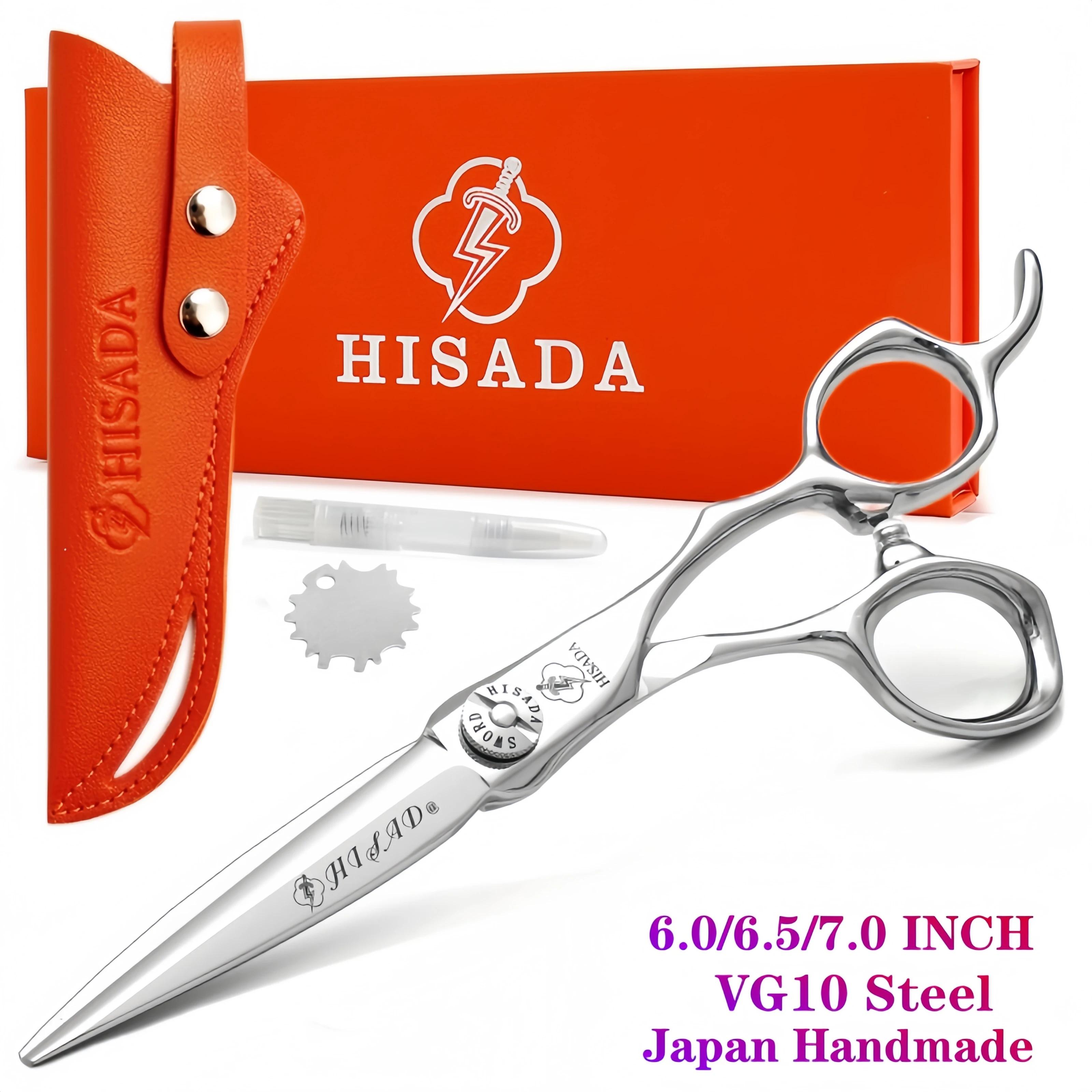 HISADA ciseaux de coiffeur ciseaux de coiffure professionnels 6.0/6.5/7.0 pouces matériel japonais f