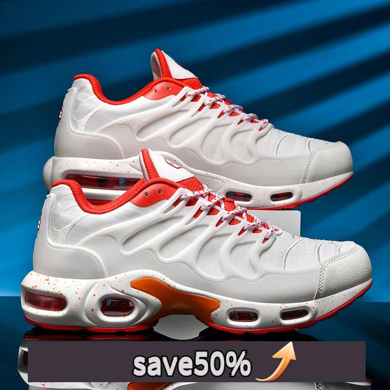 Chaussures de course à coussin d'air pour hommes, sports marathon, respirantes et légères, chaussure