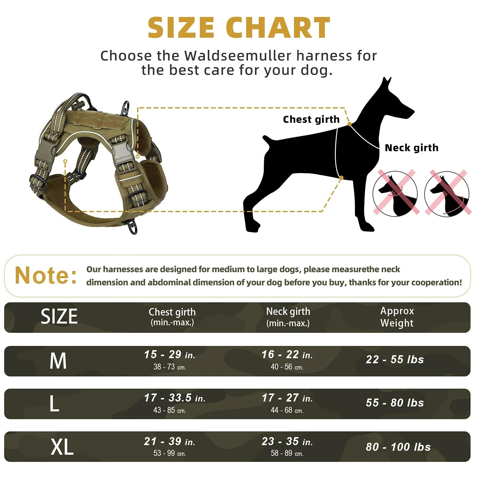 Harnais tactique pour chien, harnais pour chien sans traction, harnais de gilet MOLLE respirant régl