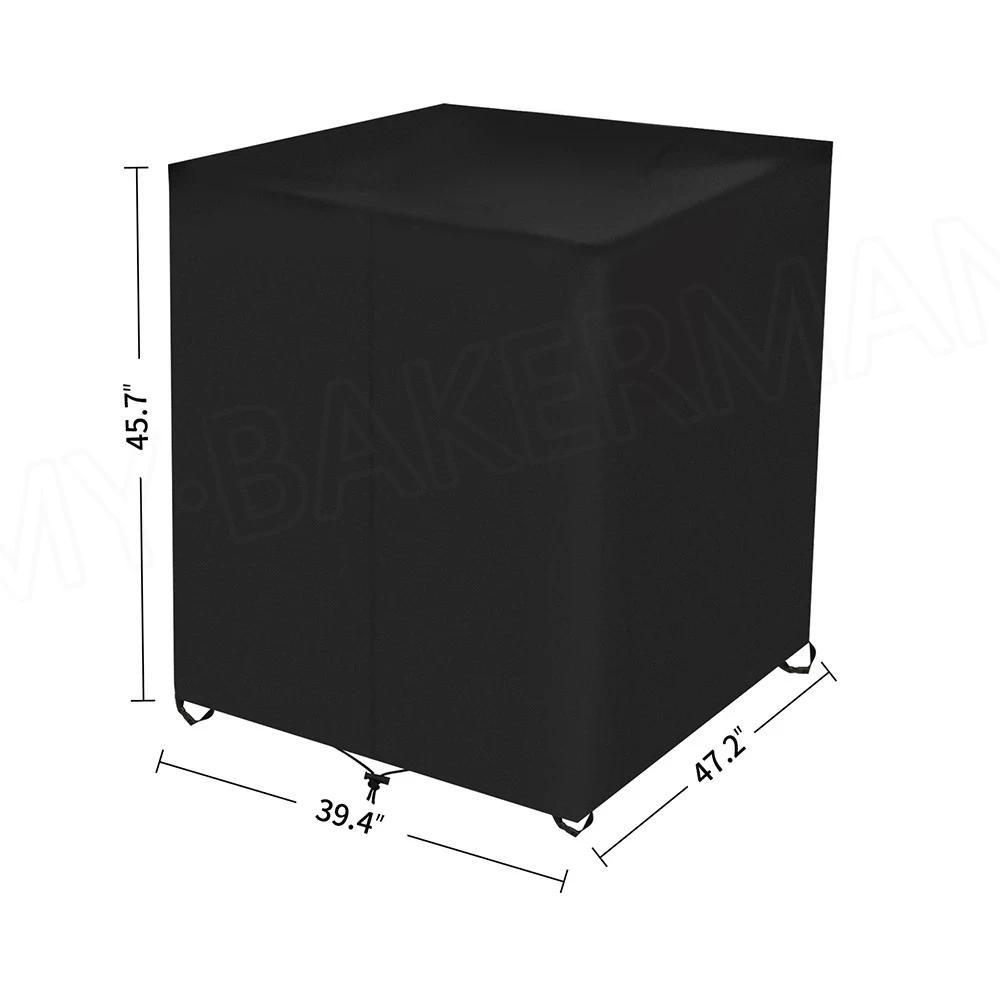 Bâche de couverture de réservoir d'eau IBC 1000L, bâche imperméable résistante aux UV avec fermeture