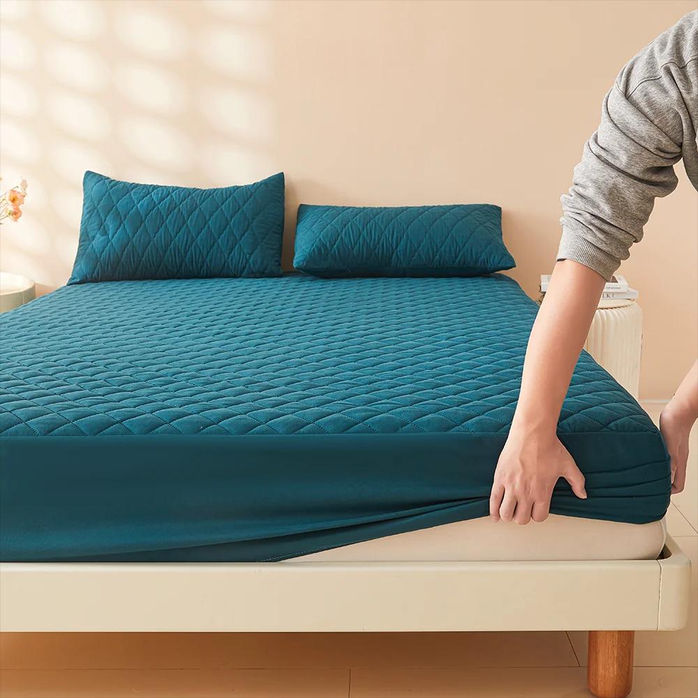 Housse de matelas épaisse en tissu Air 3D, protection de matelas 100% imperméable, drap-housse doux 